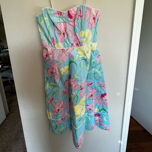 Floral Strapless Lilly Pulitzer Dress